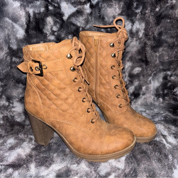 G by Guess Shoes - G by Guess Tan Leather Boots